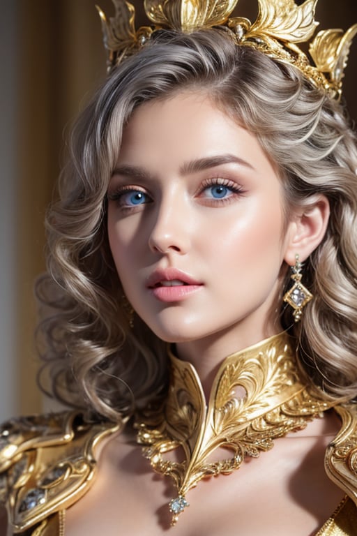 Girl,  Silver Hair,  Long wavy hair by Ai Dream on Tensor.Art