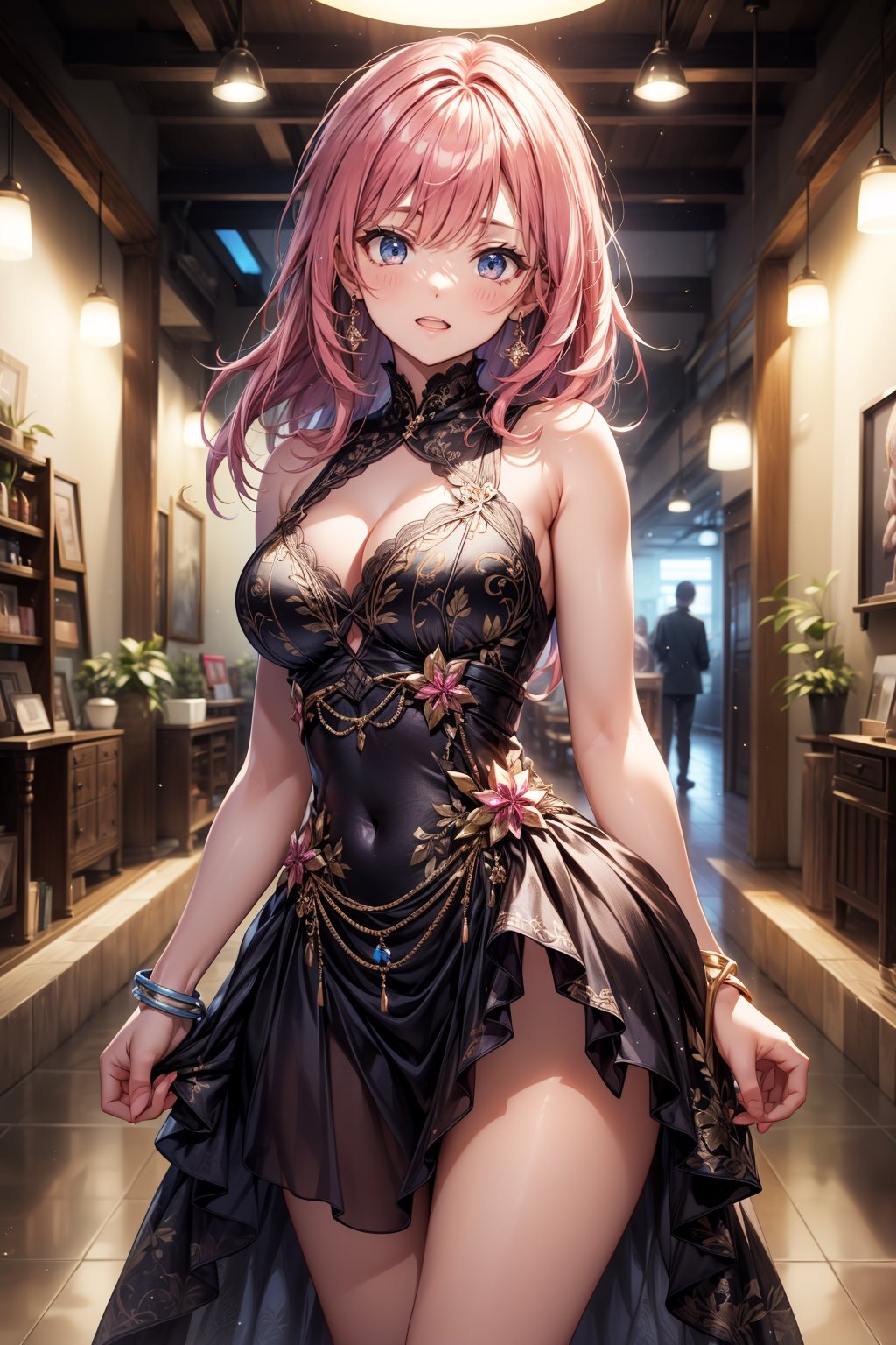 )),  a very sexy and mature women long hair,  solo by Ak6 on Tensor.Art