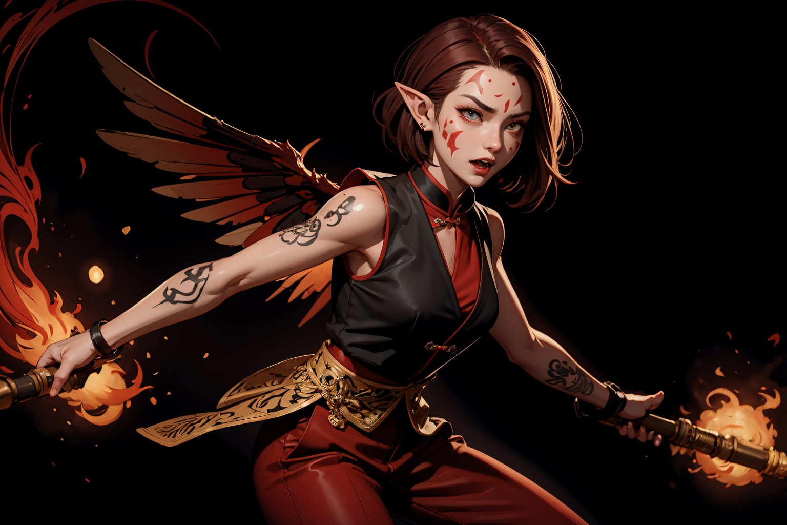 Chinese mythology,  solo,  1female by 108starrole on Tensor.Art