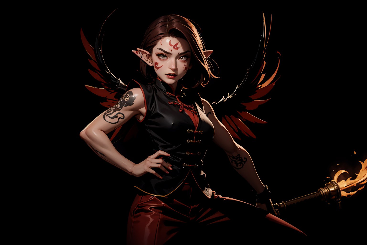 Chinese mythology,  solo,  1female by 108starrole on Tensor.Art