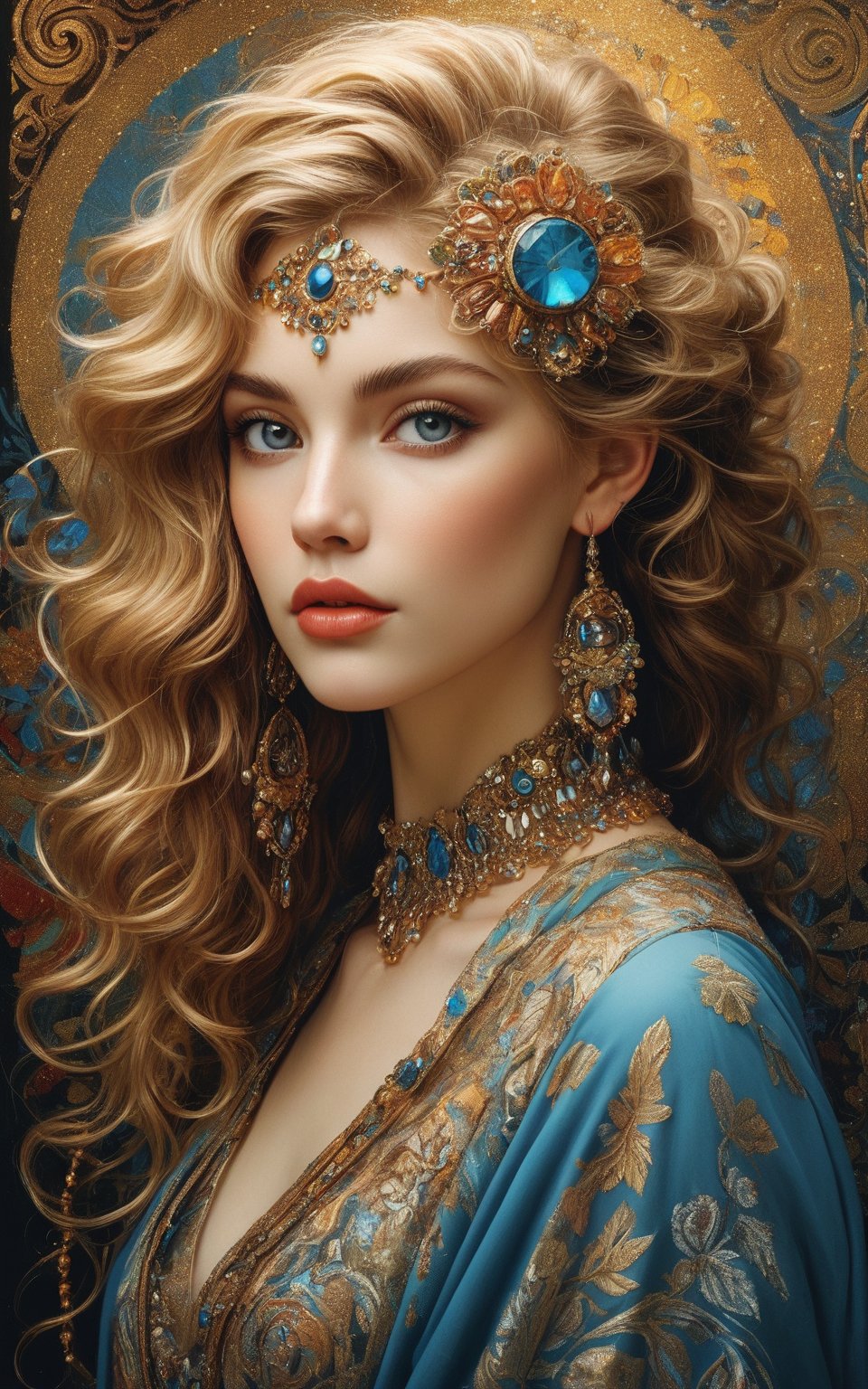 A beautiful girl,  blonde hair,  dynamic character by Medlinyelle on Tensor.Art