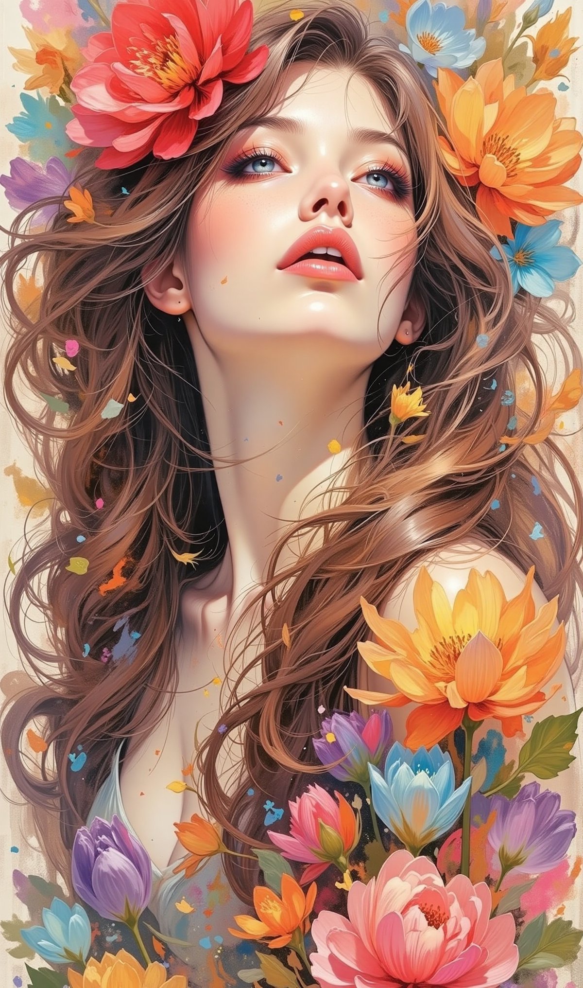 Realistic style,  watercolor,  acrylic rendering by Medlinyelle on Tensor.Art