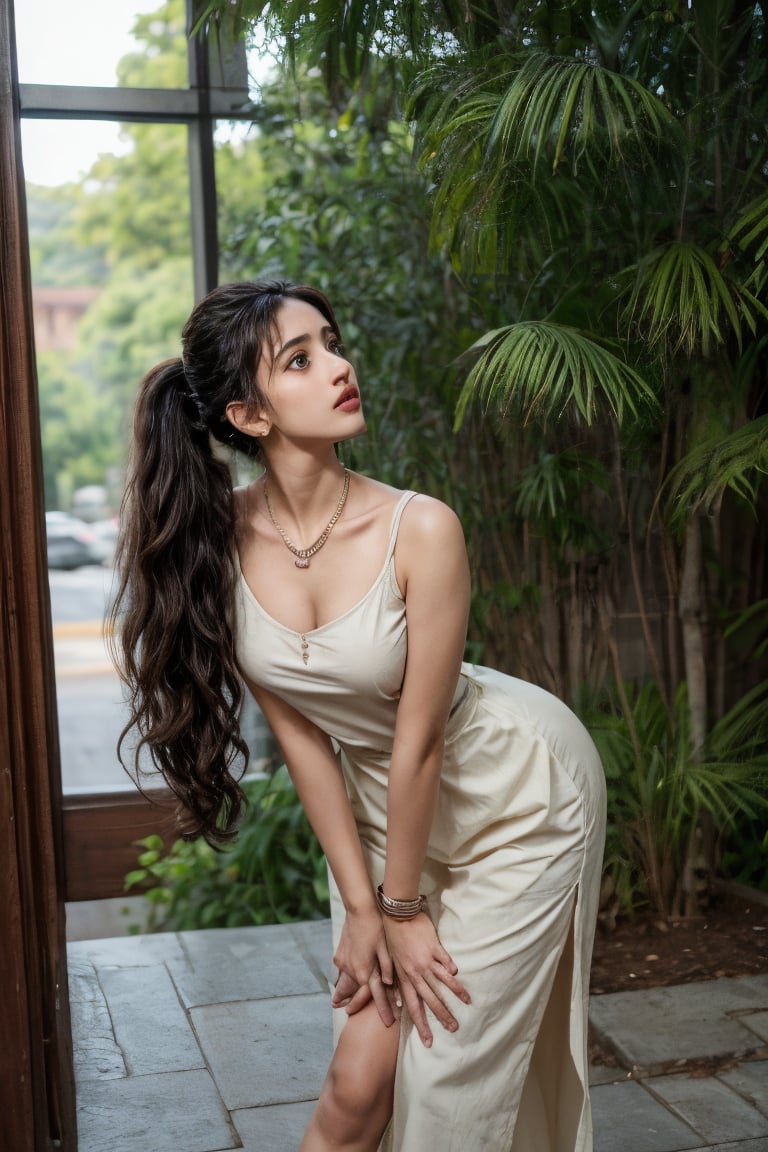 (8K, raw photo, highest quality, Masterpiece: 1.2),,beautiful sexy 3 girls(disha patani) kissing in brothel, very long curly hairs, 5 fingers, bangles, necklace, earrings, legs, foot, feets, cap, fairy tone, standing, correct eyes, long ponytail, no body parts, only face, long pigtail, eyes are bright and looks confident,.focus on her face, outside background, greenery everywhere, wearing kurta, 25 years old