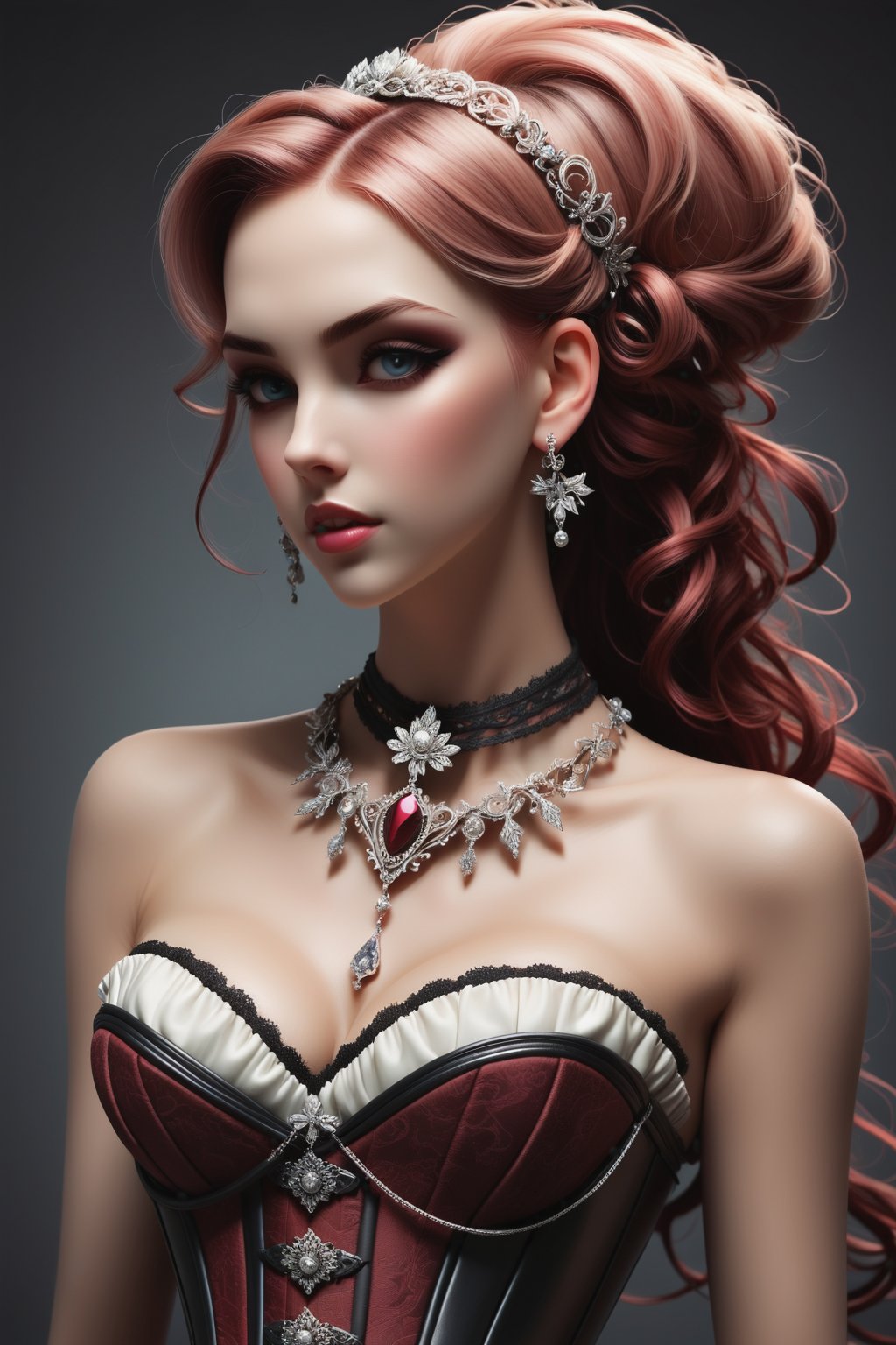 combine all of the below to make a beauty,necklace,hair ornament, jewelry,corset, 