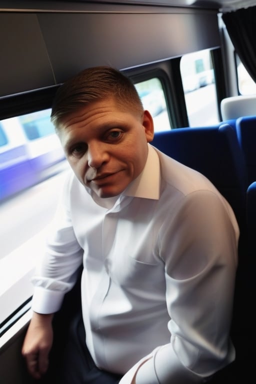 politics Robert Fico in the bus