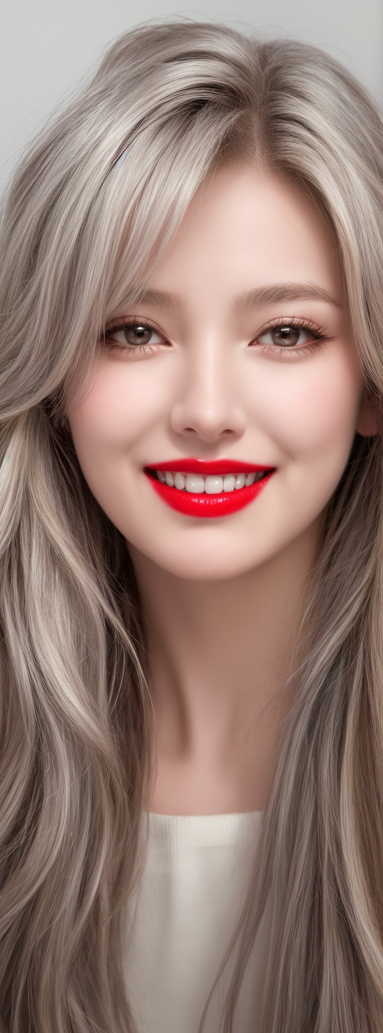a beautiful girl 18 years,  with silver short hair,  messy hair by T a i w a n on Tensor.Art