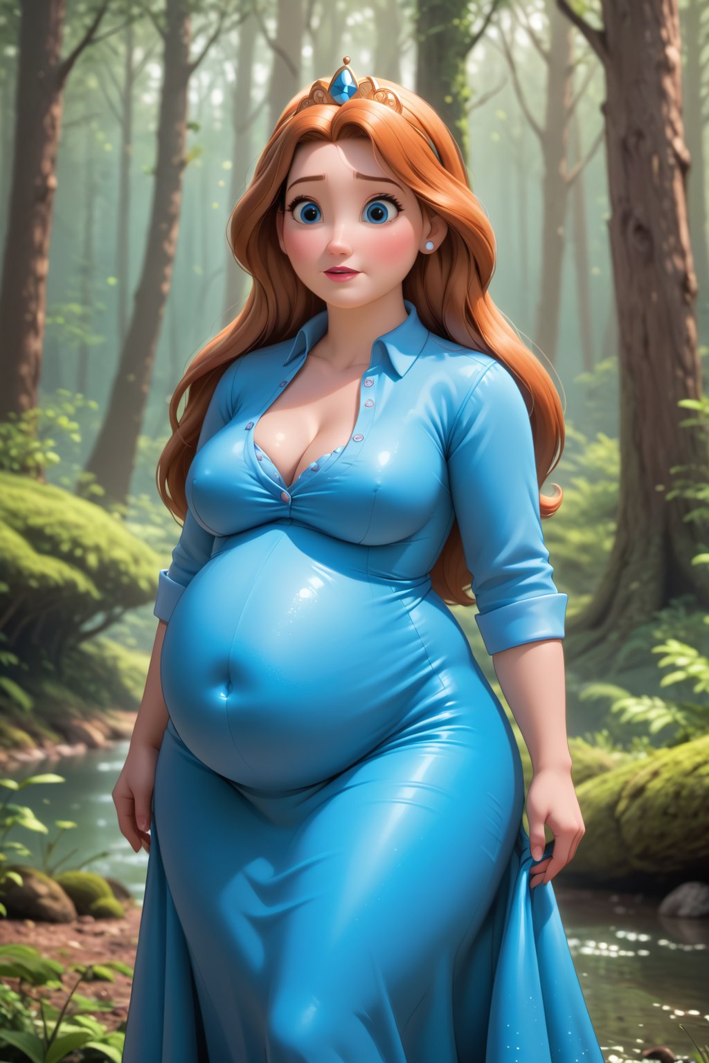 Highest quality,  gorgeous Disney Princess,  long hair by Bisb on Tensor.Art