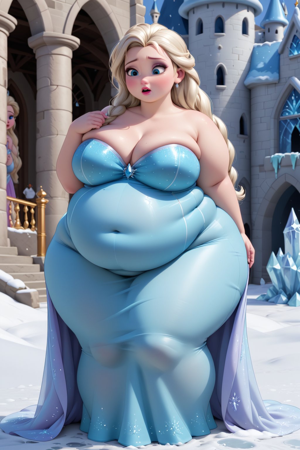 Highest quality,  solo,  gorgeous Disney Princess Elsa by Bisb on Tensor.Art