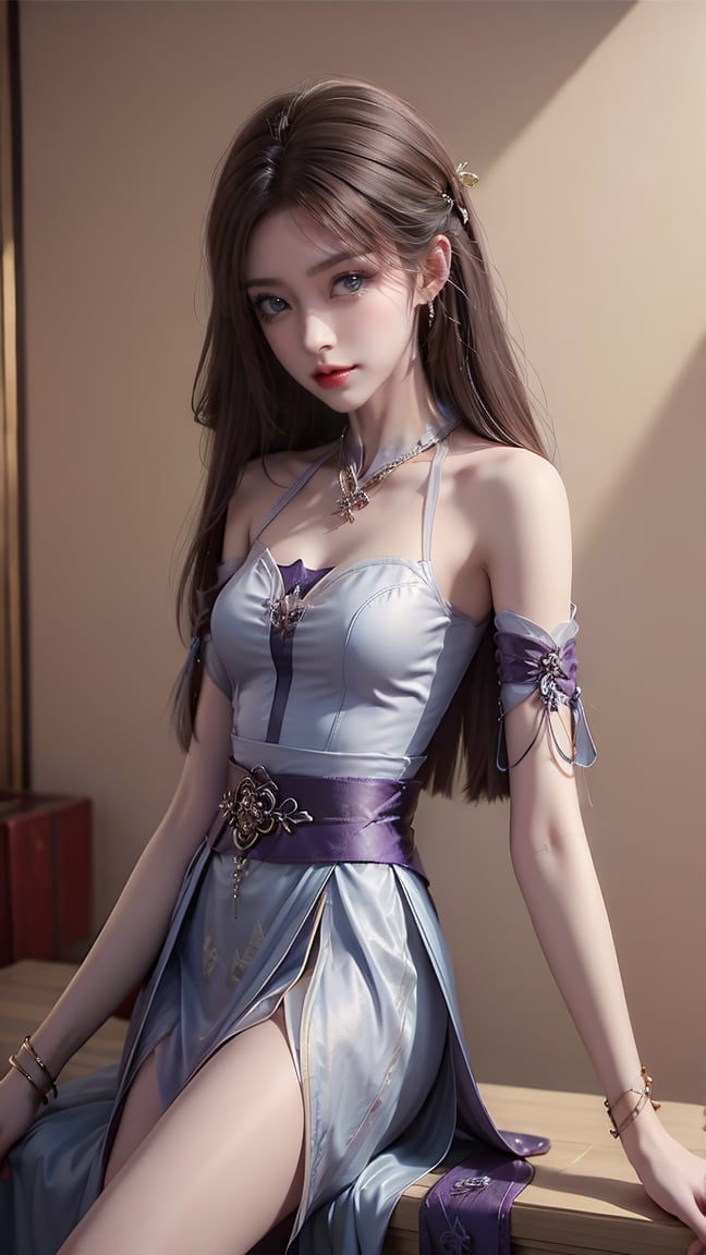 1 Japanese girl, (black hair), (long curly hair), (short hair), (hair length to shoulder), (sexy tied hair), (medium chest), (dress), earrings, necklace, bracelet, (background China Ancient Mysterious Style) Ancient Chinese Silk Clothes Lux Klein Little Doctor Fairy Clothes,little doctor fairy clothes,1girl 