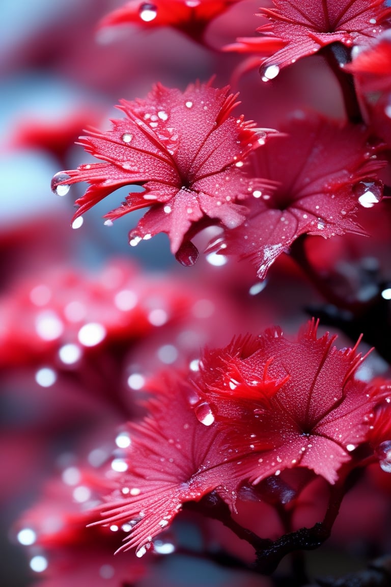 a red tree, Miki Asai Macro photography, close-up, hyper detailed, trending on artstation, sharp focus, studio photo, intricate details, highly detailed, by greg rutkowski