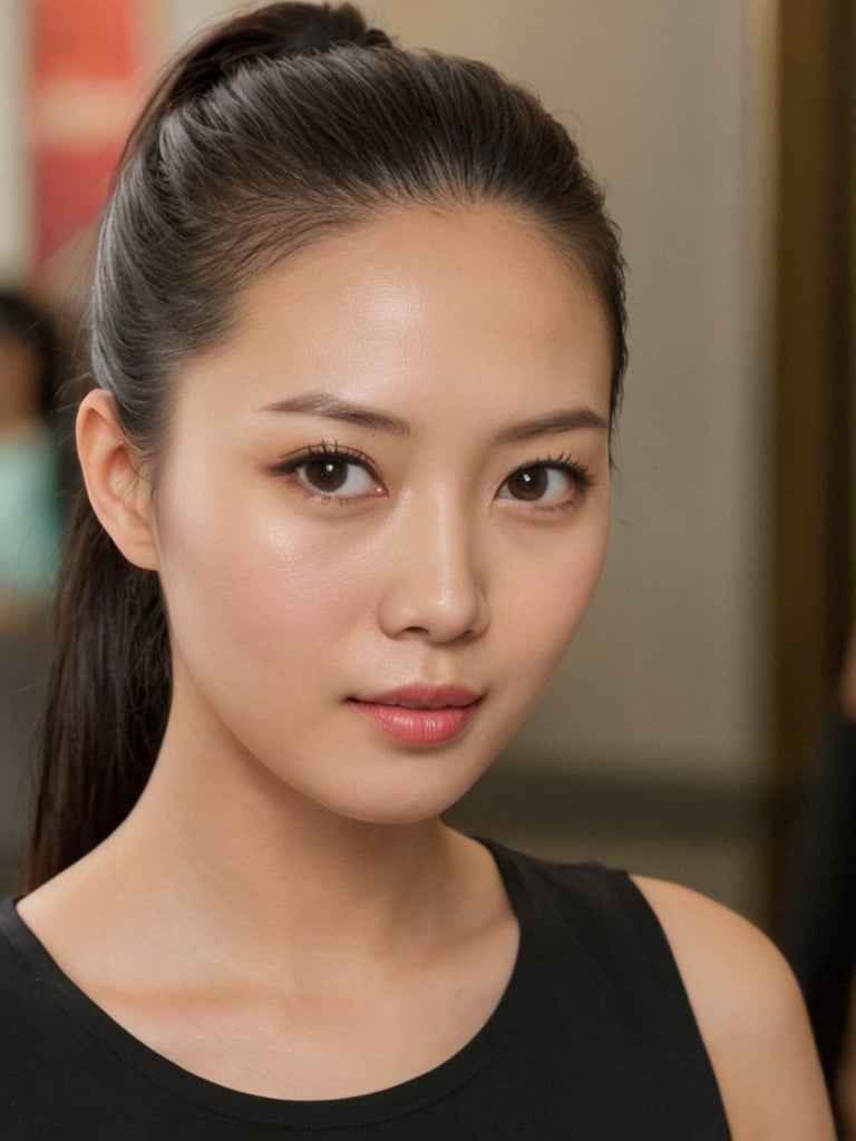 beautiful taiwanese girl,  30 years old. Average body,  bright honey eyes with sharp size by user_721364981978789680 on Te...