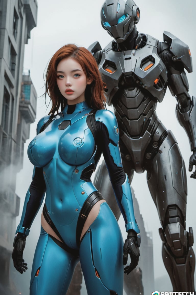 2 girls,  looking around,  weapons at the ready by Avis on Tensor.Art