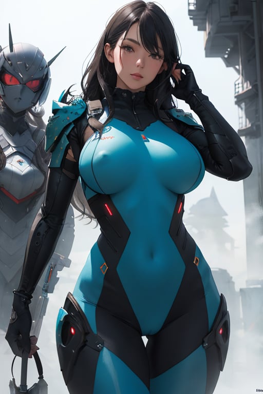 2 girls,  looking around,  weapons at the ready by Avis on Tensor.Art