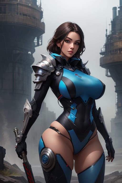2 girls,  looking around,  weapons at the ready by Avis on Tensor.Art