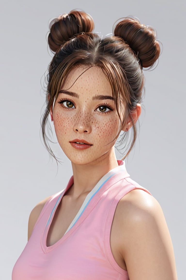 k pop girl,  bun hair,  clean skin by Ai Pro🏅 on Tensor.Art