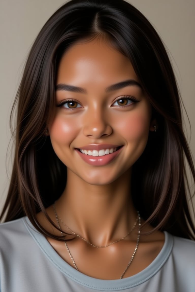 Capture Generate an image of a stunning 18-year-old girl,  young girl,  blending South african and Japanese heritage by A....