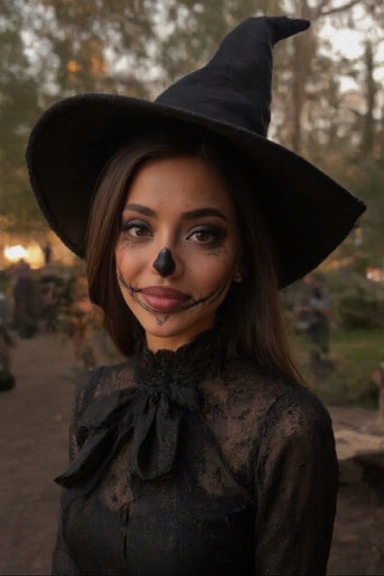 Hallowwen Makeup,
Beautiful friendly witch