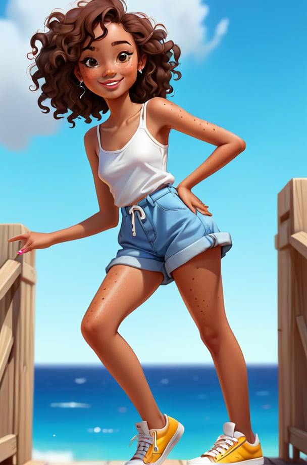 Clean Cartoon-brushstrokes Painting,  crisp,  simple by A. Iris on Tensor.Art