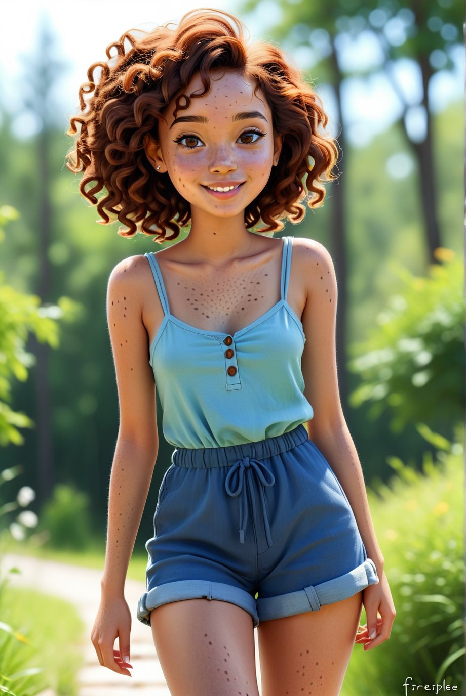 Clean Cartoon-brushstrokes Painting,  crisp,  simple by A. Iris on Tensor.Art