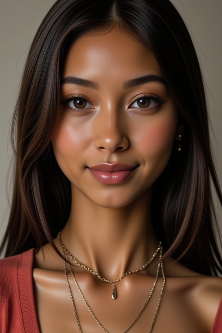 Capture Generate an image of a stunning 18-year-old girl,  young girl,  blending South african and Japanese heritage by A....