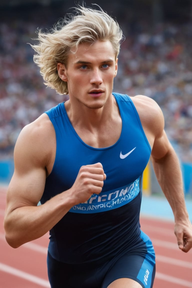 Imagine the following scene: Hyperrealistic photograph of a beautiful man. Full body shot,  zoomed out shot to capture the...