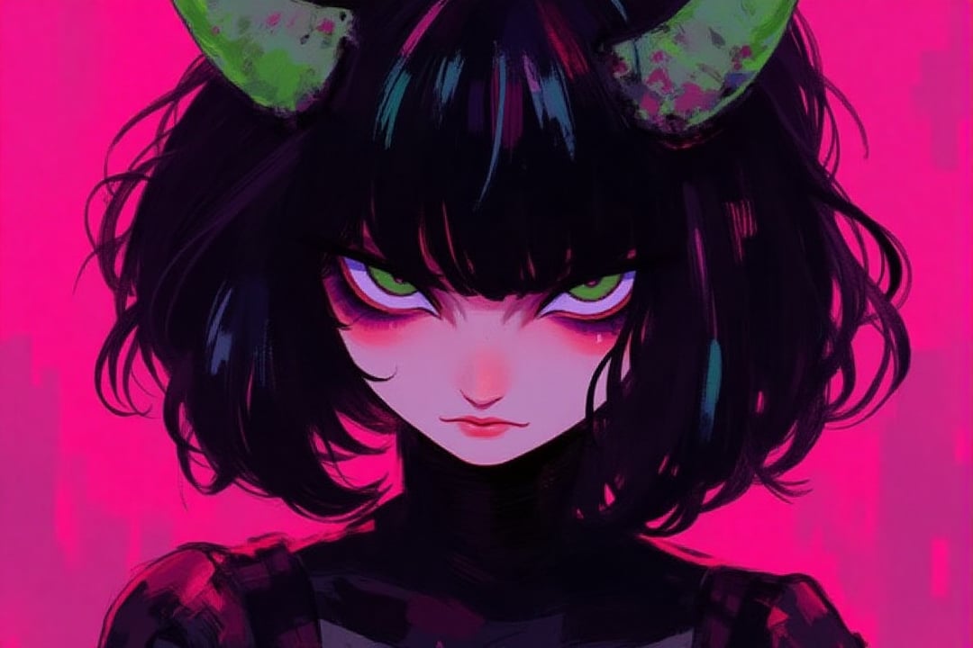 1girl,  portrait,  goth by TuKo on Tensor.Art