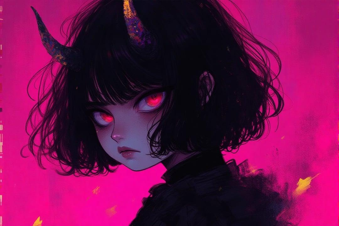 1girl,  portrait,  goth by TuKo on Tensor.Art