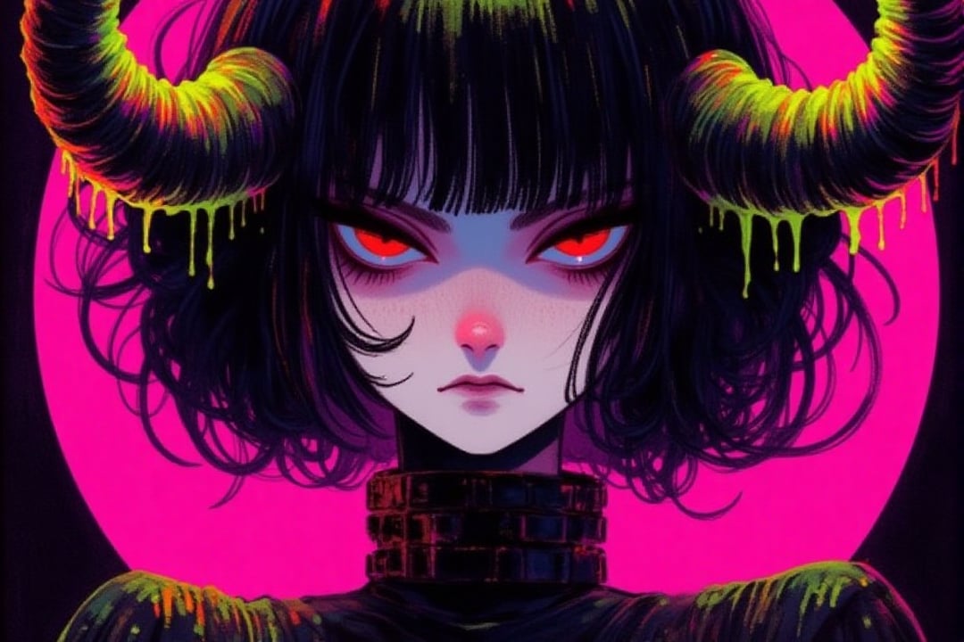 1girl,  portrait,  goth by TuKo on Tensor.Art