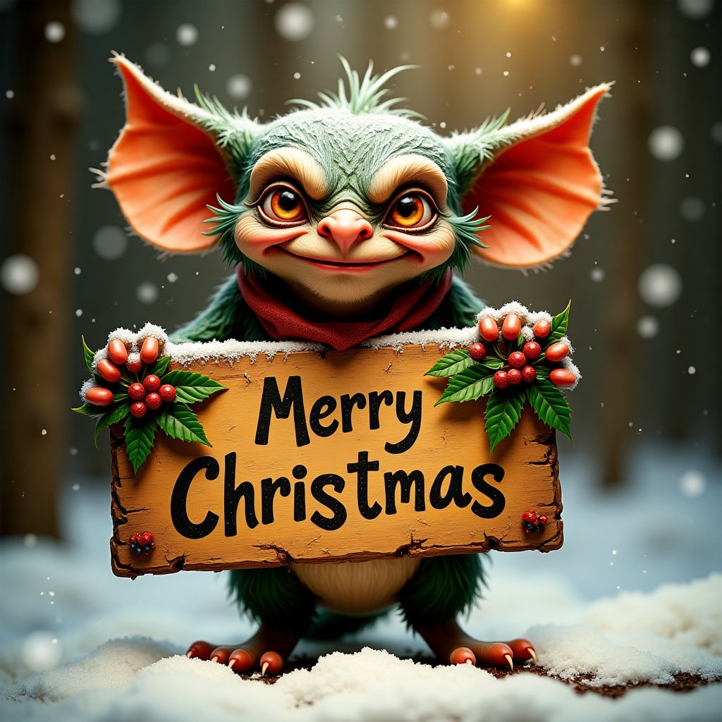 Merry Gremlin Christmas v.1 π | image created by Jay Zen | Tensor.Art