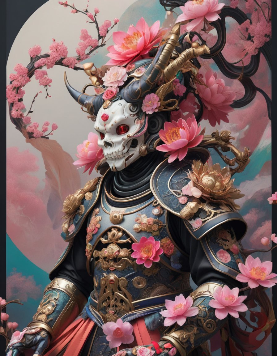 a beautiful rendition of astronaut,insanely detailed and intricate,Ásia traditional ratio,hypermaximalist,matte,cinematic,James  froud,ross tran,,LuxTechAI ,,monster ,TransformersStyle 
Budha lotus pose barong goodness good  icon  samurai peony  
 Sakura skull dragon koi 
