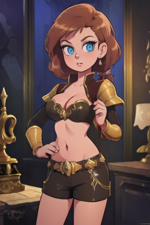 Elegantism,  opulent medieval fantasy scene,  full portrait of a woman by user_727369470812620406 on Tensor.Art