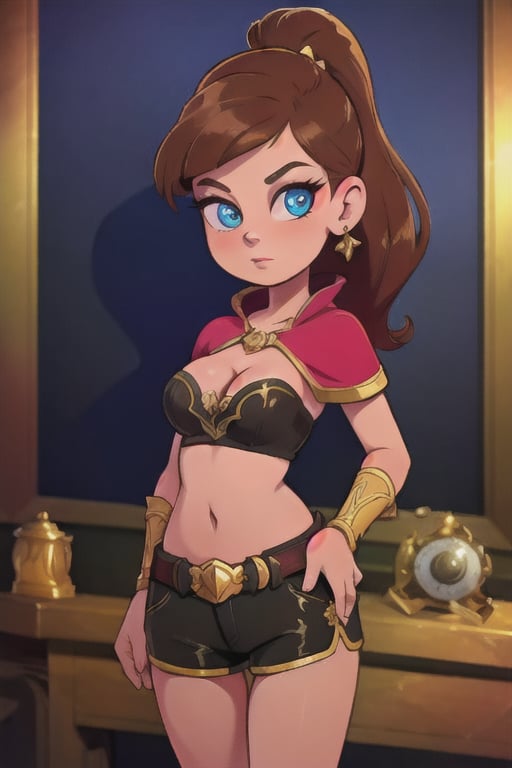 Elegantism,  opulent medieval fantasy scene,  full portrait of a woman by user_727369470812620406 on Tensor.Art
