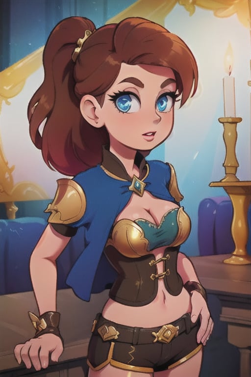 Elegantism,  opulent medieval fantasy scene,  full portrait of a woman by user_727369470812620406 on Tensor.Art