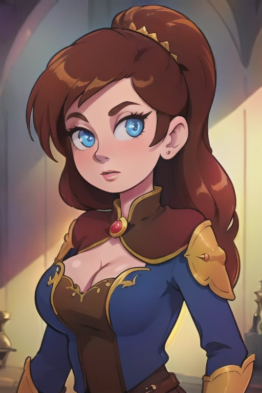 Elegantism,  opulent medieval fantasy scene,  full portrait of a woman by user_727369470812620406 on Tensor.Art