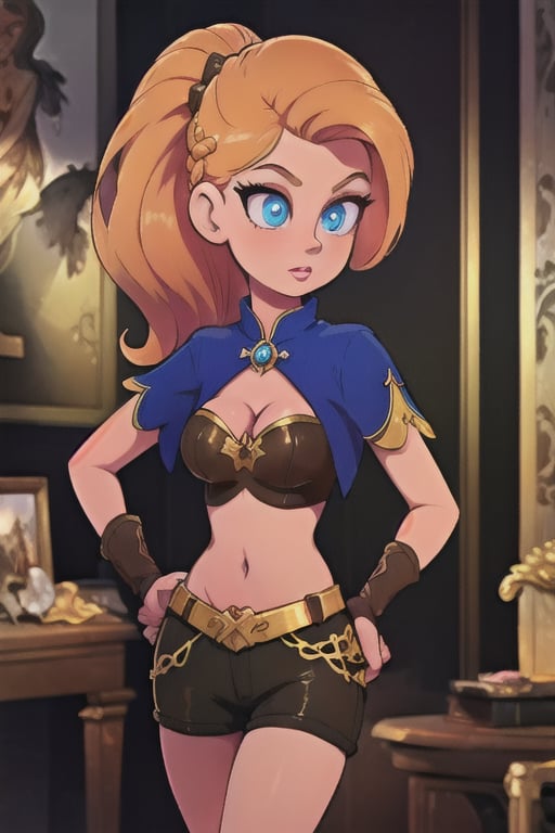 Elegantism,  opulent medieval fantasy scene,  full portrait of a woman by user_727369470812620406 on Tensor.Art