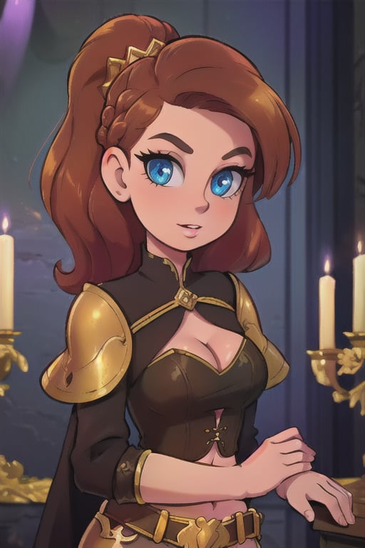Elegantism,  opulent medieval fantasy scene,  full portrait of a woman by user_727369470812620406 on Tensor.Art