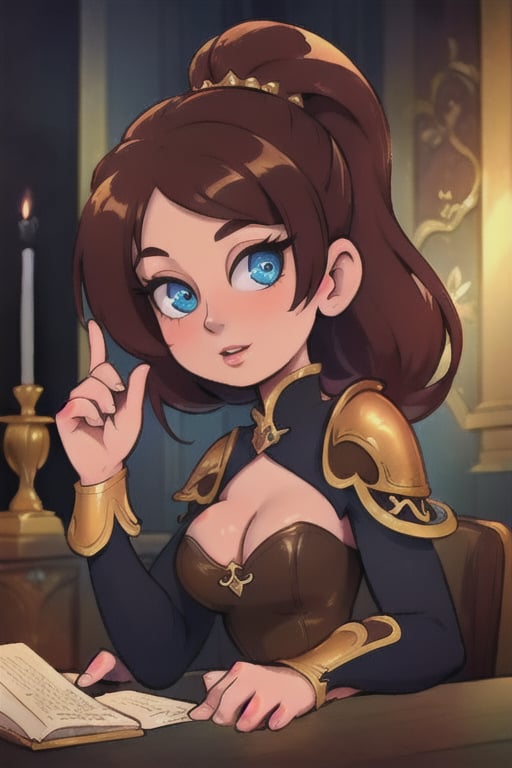 Elegantism,  opulent medieval fantasy scene,  full portrait of a woman by user_727369470812620406 on Tensor.Art