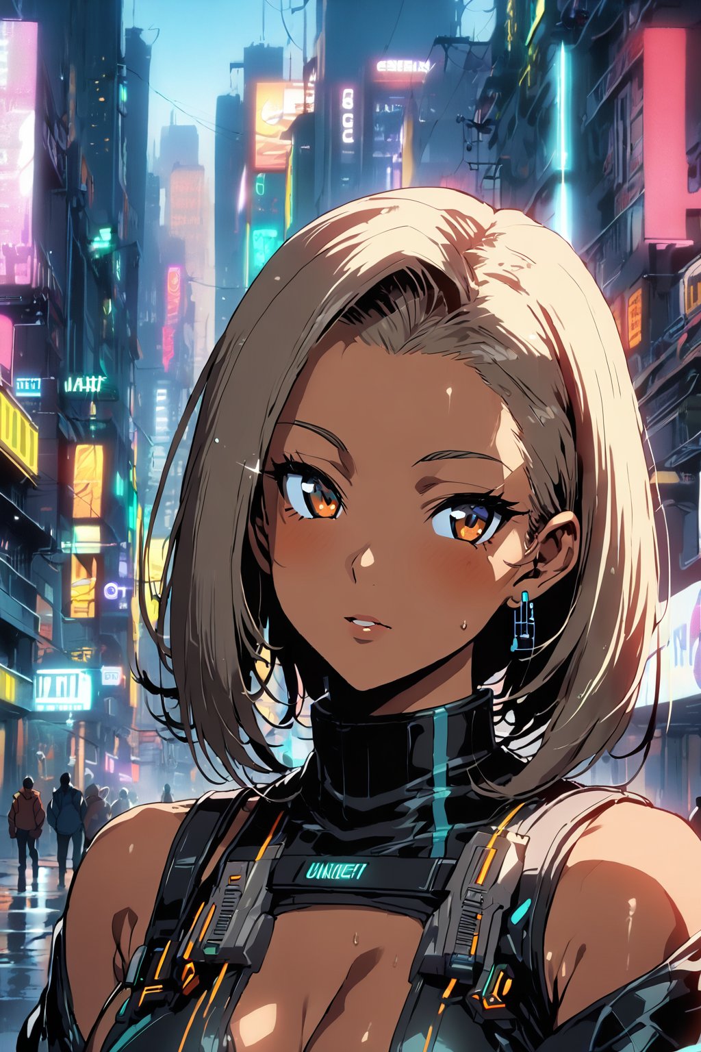 one indian woman,  (((tanned skin))),  sci-fi by Taf on Tensor.Art