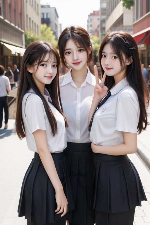 ),  two students,  confident smiles by KUSANAGI on Tensor.Art
