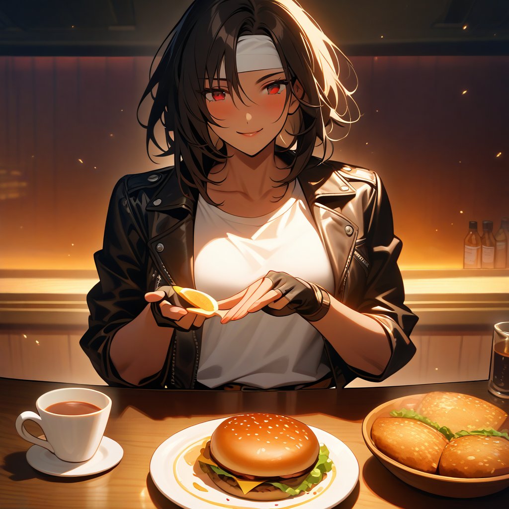 A warm-toned,  8K masterpiece! In a cozy restaurant,  a loving couple stands amidst soft by KUSANAGI on Tensor.Art