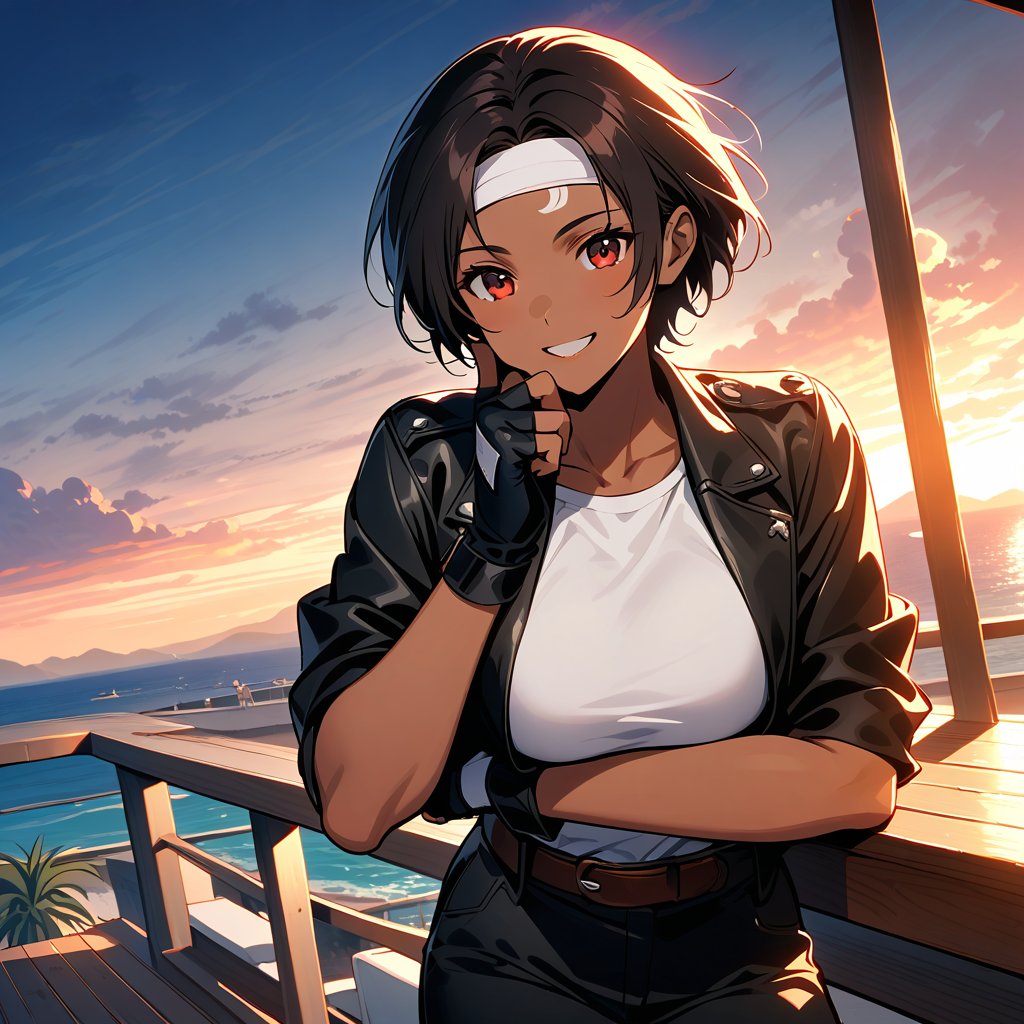 Alone,  Female,  Short hair by KUSANAGI on Tensor.Art