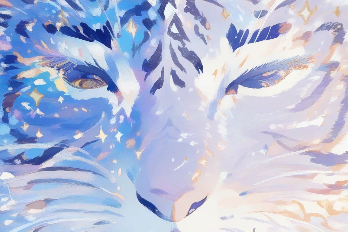 (((tiger_animal))),  animal focus,  wallpaper by PinkCotton 🎐 on Tensor.Art