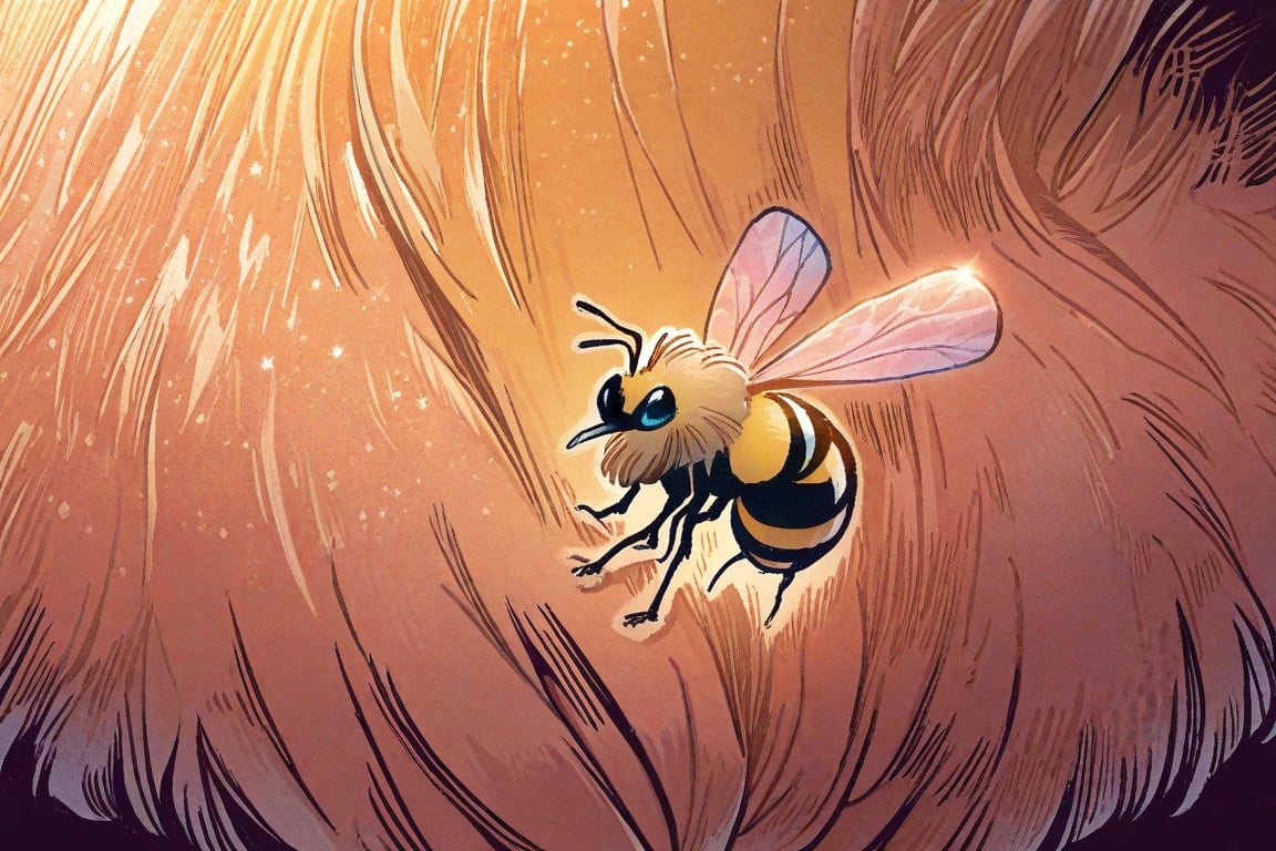 (((bee_animal))),  close up,  animal focus by PinkCotton 🎐 on Tensor.Art