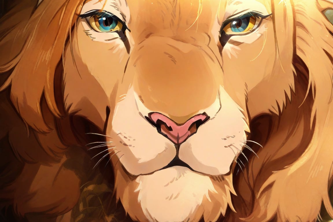 (((lion_animal))),  scenery,  wallpaper by PinkCotton 🎐 on Tensor.Art