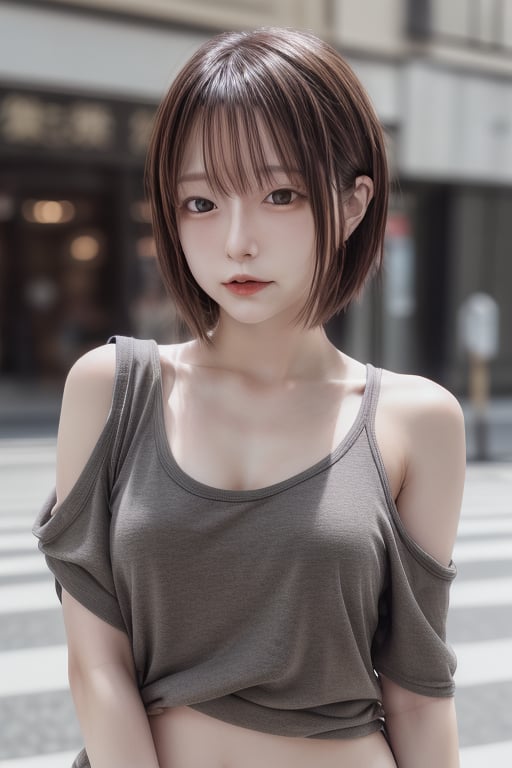 mikas 1girl,  solo,  short hair by mika's  sweets on Tensor.Art