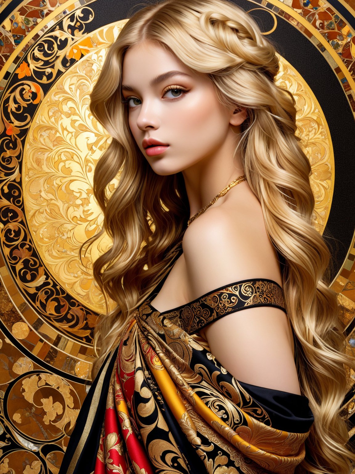 A beautiful girl,  blonde hair,  dynamic character by こいこい on Tensor.Art