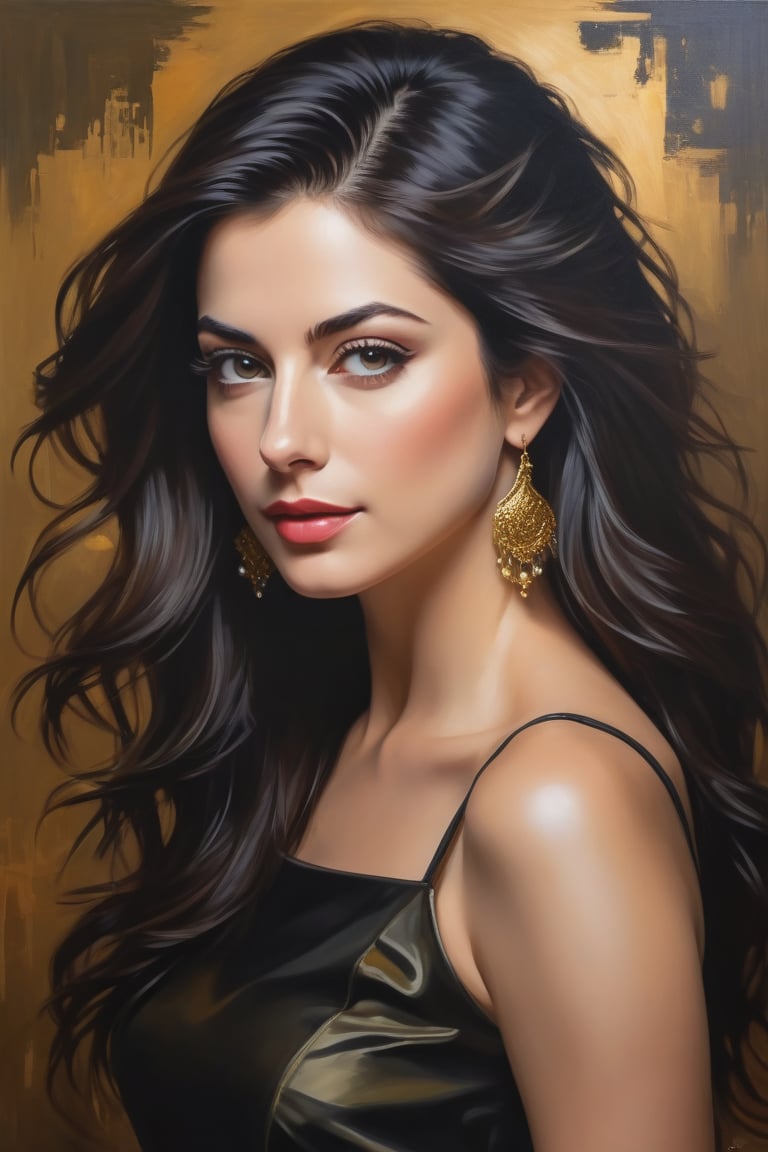 oil painting,  heavy brushstrokes,  paint drips by aianastaciaworld on Tensor.Art