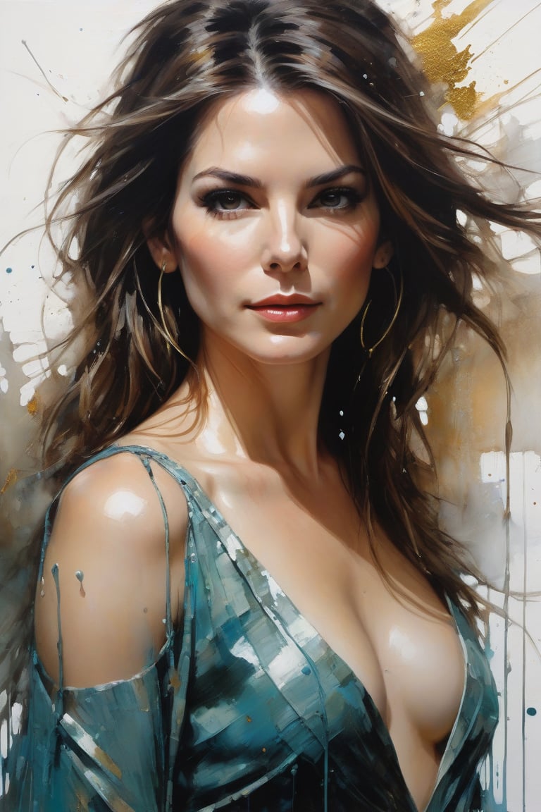 oil painting,  heavy brushstrokes,  paint drips by aianastaciaworld on Tensor.Art