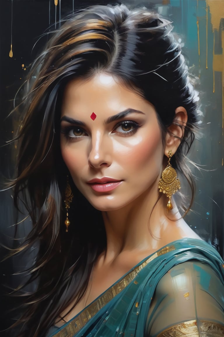 oil painting,  heavy brushstrokes,  paint drips by aianastaciaworld on Tensor.Art