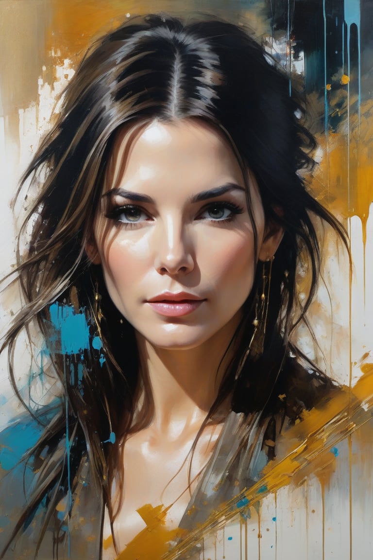 oil painting,  heavy brushstrokes,  paint drips by aianastaciaworld on Tensor.Art